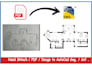 redraw convert sketch, PDF, or image to autocad floor plan professionally